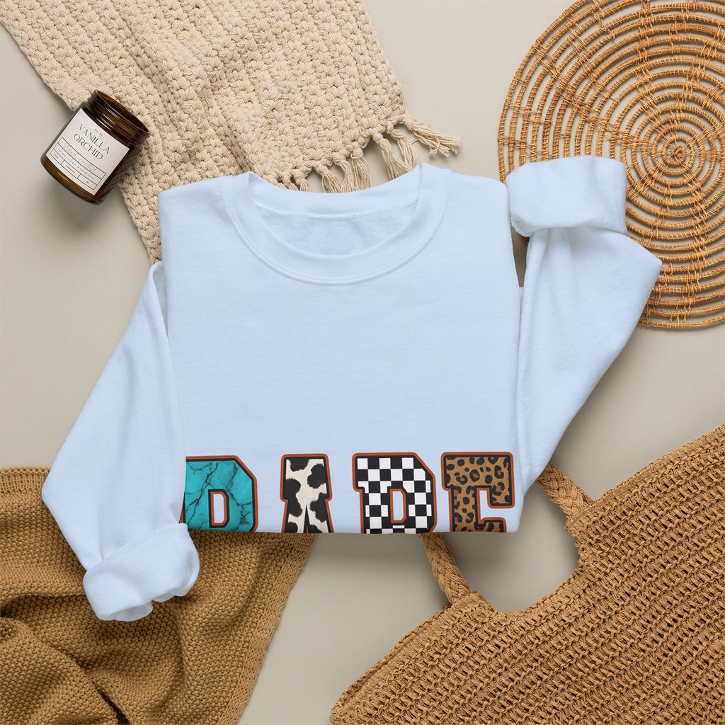 Animal Pattern Lettering Sweatshirt Cowgirl Fashionable Gift Women Cowboy Sweatshirt Typography Sweatshirt Rodeo Fan Western Sweatshirt Trendy Graphic Vintage
