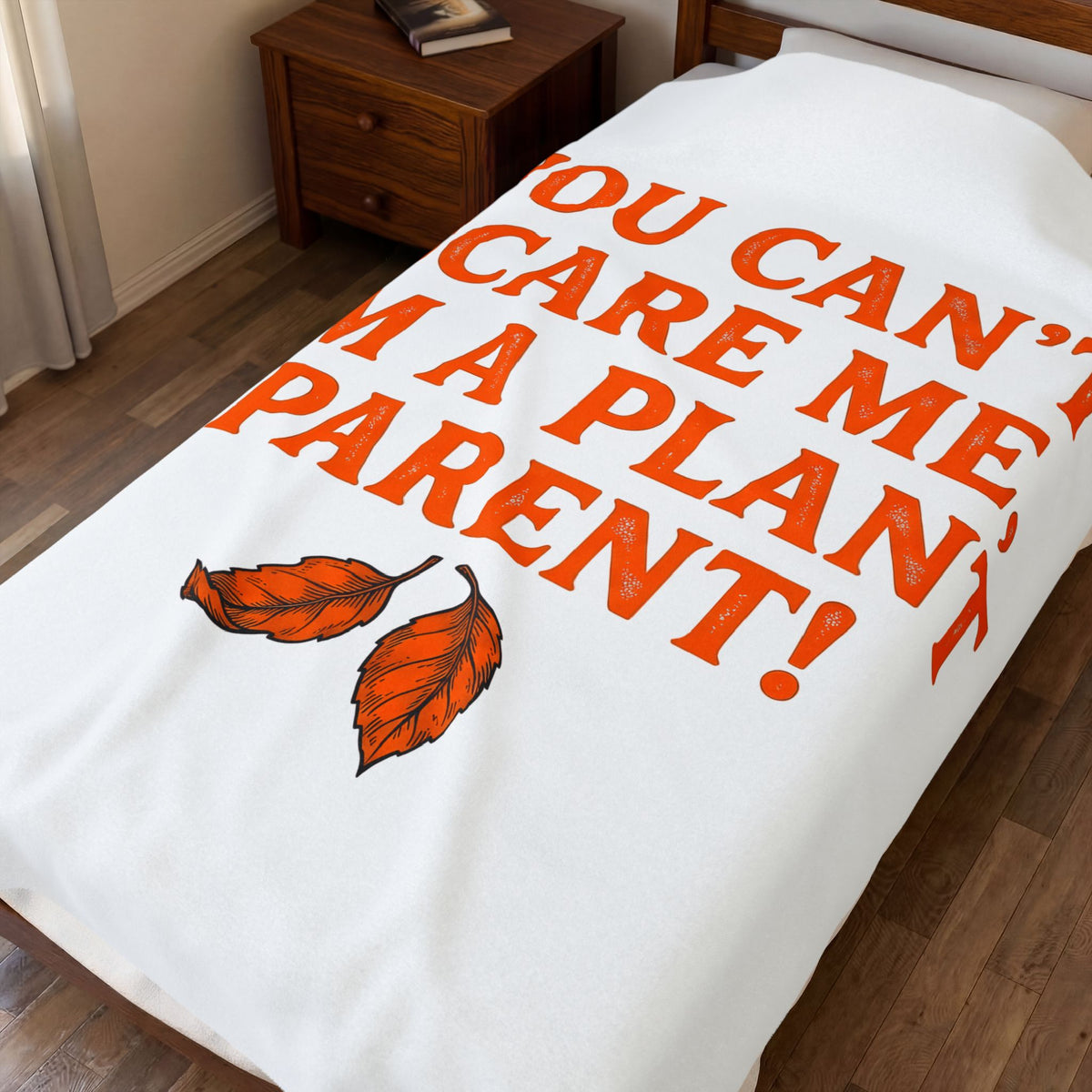 Autumn Leaves Halloween Plant Gift Bold Fall Foliage Spooky Fan Vintage Fall Foliage Blanket