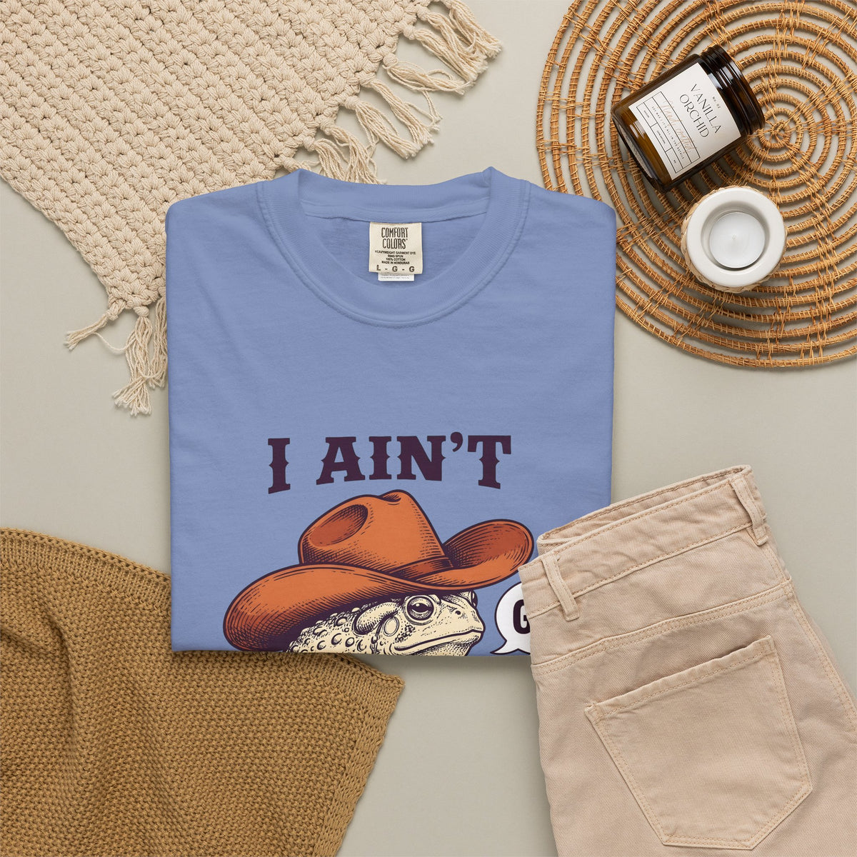 Ranch Frog Funny Critter Gift Classic Toad Humor Fan Retro Animal Doodle Talk Bubble T-Shirt