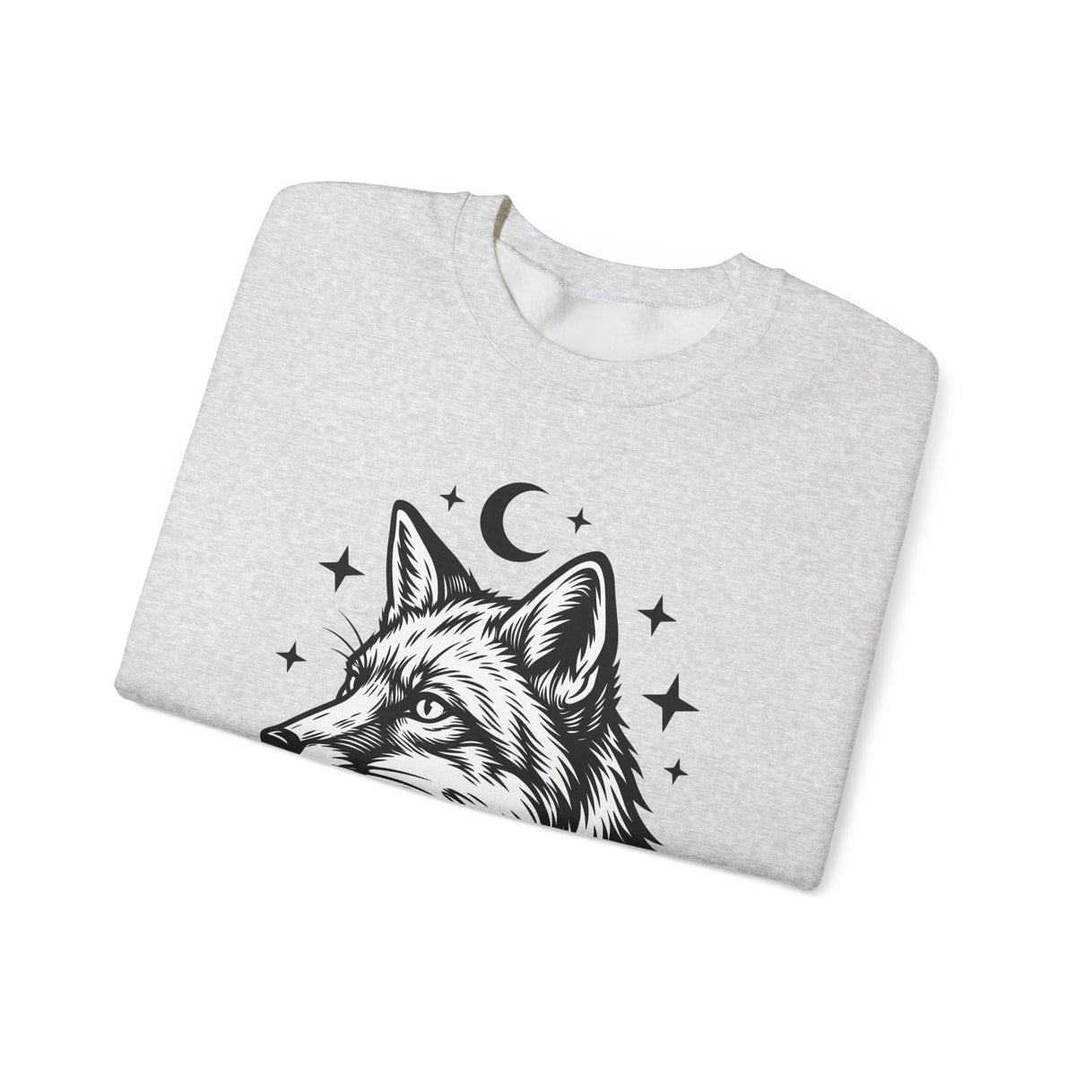 Wolf Portrait Sweatshirt Boho Chic Fauna Gift Women Sketch Sweatshirt Canine Sweatshirt Bohemian Fan Drawing Design Graphic Creature Illustration Graphic