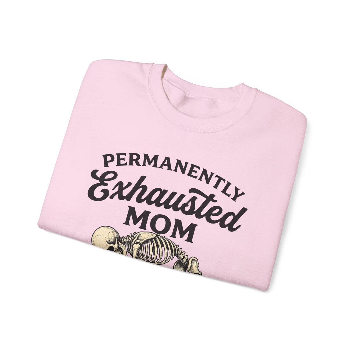 Skeleton Mom Humor Gift Vintage Skull Mother Fan Retro Funny Hand Drawn Phone Sweatshirt