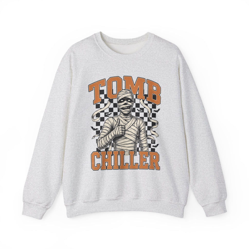 Wrapped Mummy Sweatshirt Halloween Fright Gift Women Old School Sweatshirt Mummy Sweatshirt Horror Fan Scary Sweatshirt Scare Graphic