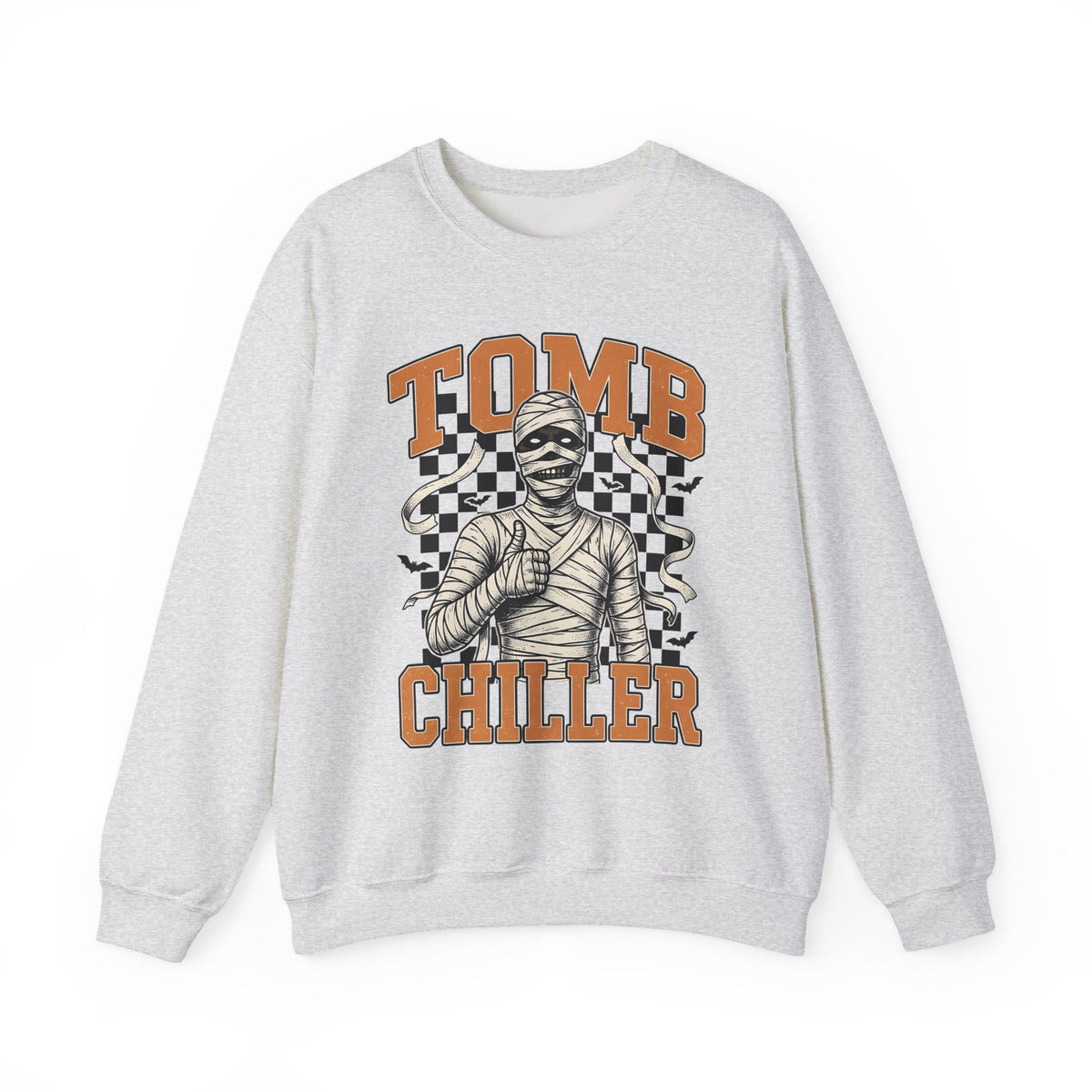 Wrapped Mummy Sweatshirt Halloween Fright Gift Women Old School Sweatshirt Mummy Sweatshirt Horror Fan Scary Sweatshirt Scare Graphic