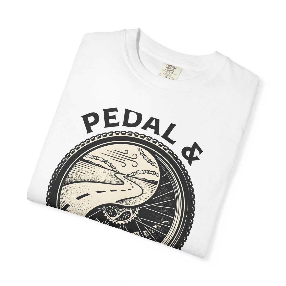 Biking Wheel T-Shirt Cycling Journey Gift Women Heritage T-Shirt Spokes T-Shirt Cyclist Enthusiast Vintage T-Shirt Travel Graphic Nostalgic