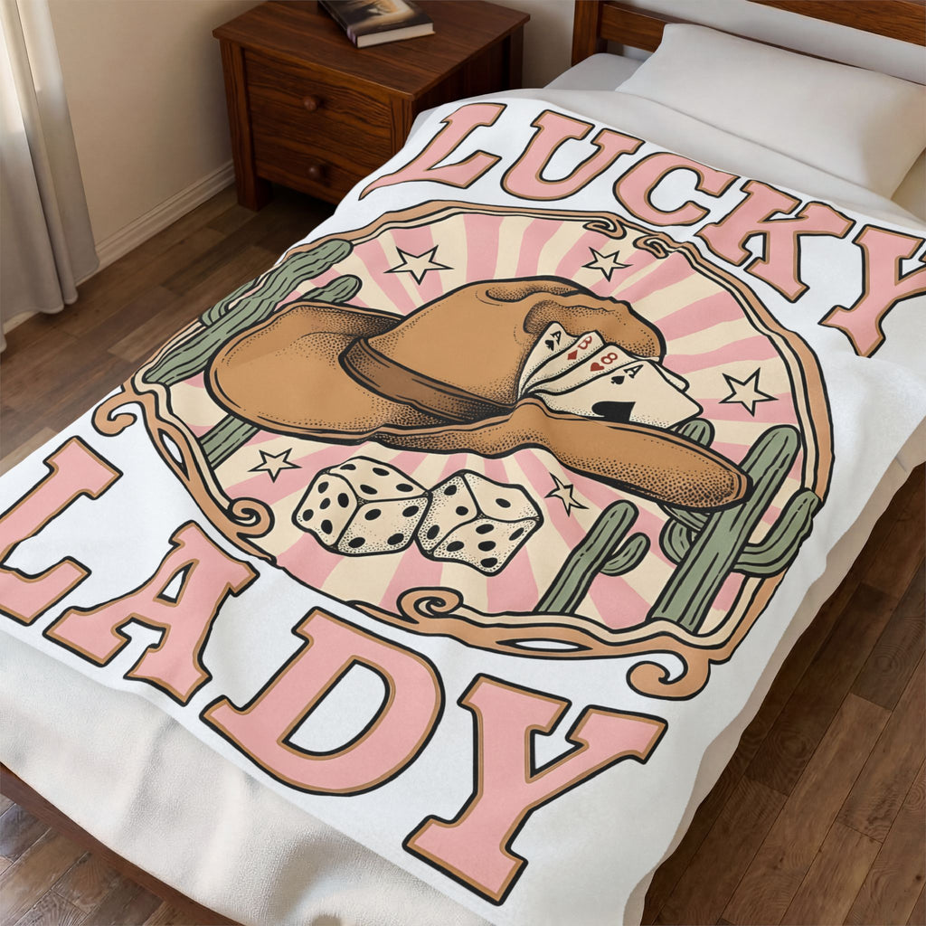 Western Hat Cowgirl Cowboy Gift Rustic Cowboy Hat Rodeo Fan Country Cowboy Classic Gambling Blanket