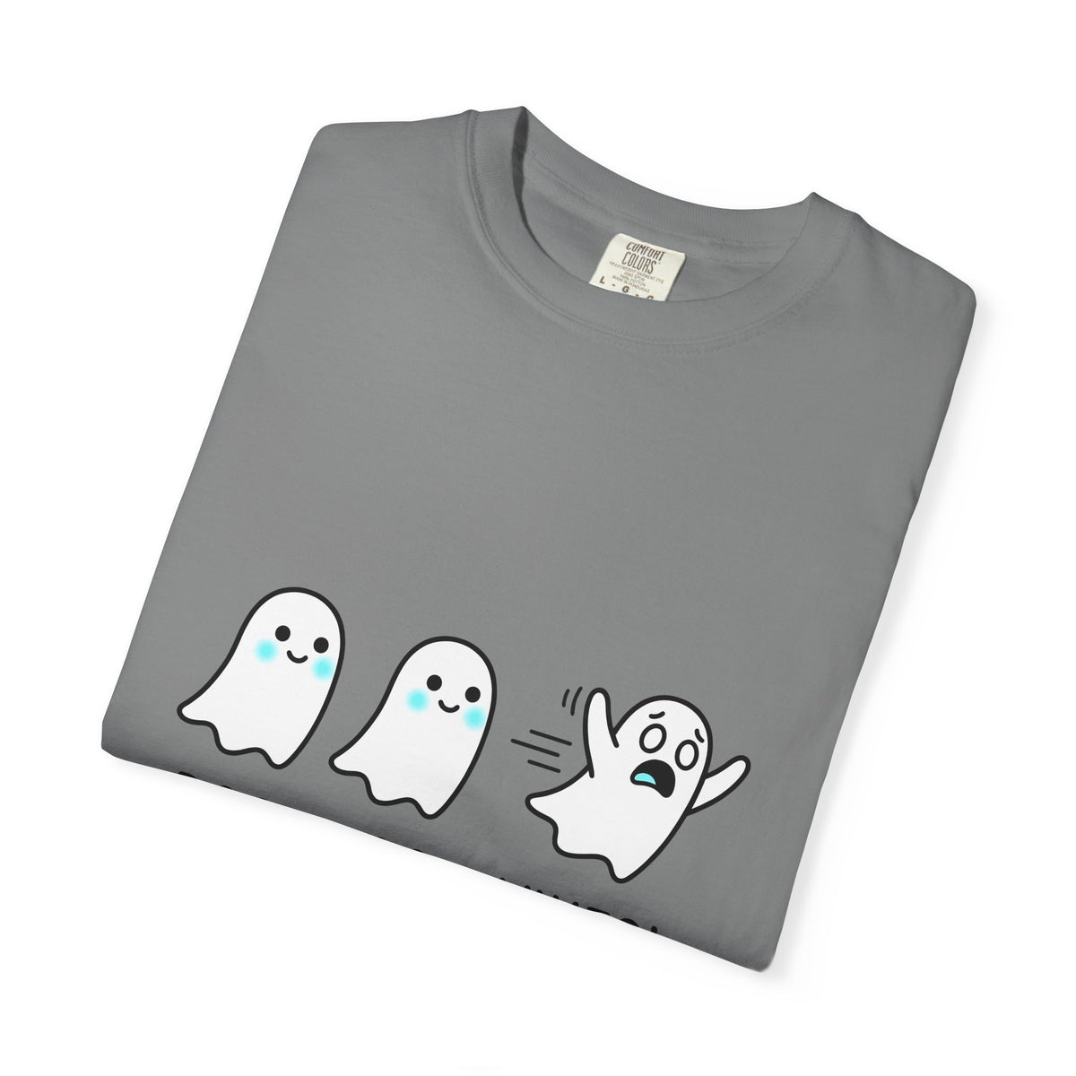 Sweet Ghost Pack T-Shirt Funny Halloween Party Gift Women Chibi T-Shirt Ghostly Spirits T-Shirt Humor Fan Cartoon T-Shirt Spooky Graphic Halloween
