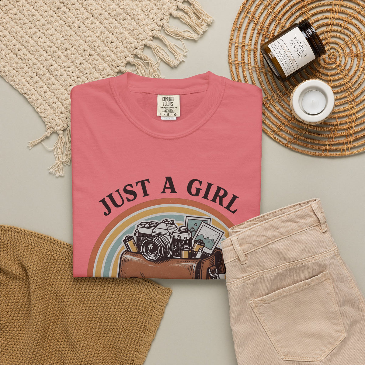 Photo T-Shirt T-Shirt Photography Backpack Gift Women Classic T-Shirt Camera T-Shirt T-Shirt Photographer Enthusiast Vintage T-Shirt Rucksack Graphic