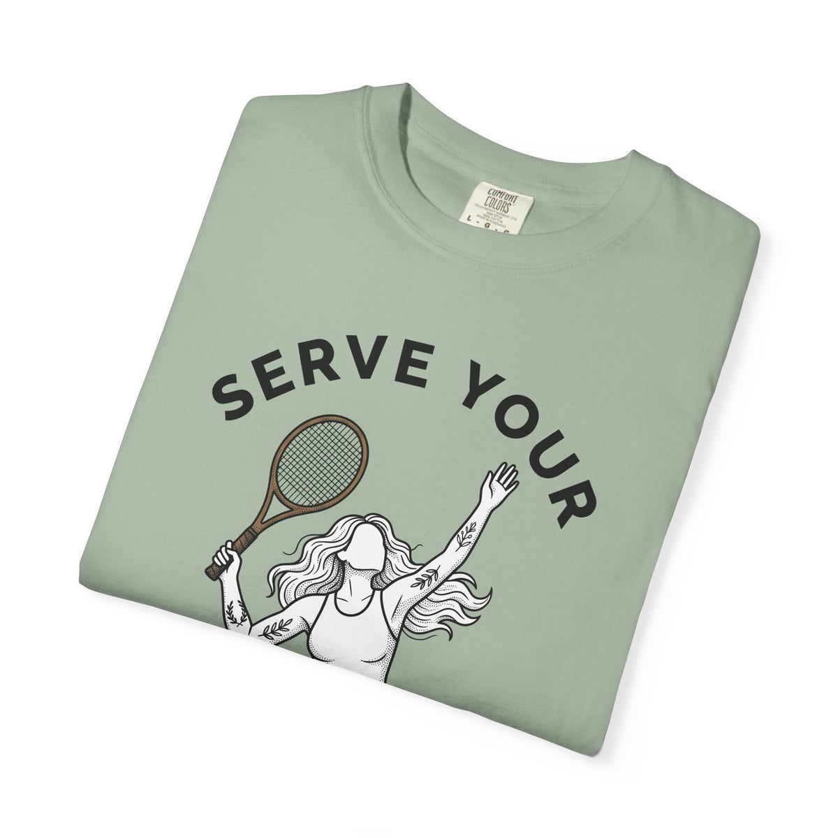 Tennis Competitor T-Shirt Sports Exercise Gift Women Cartoon T-Shirt Tennis Player T-Shirt Athlete Fan Tennis Star T-Shirt Fitness Graphic Flat
