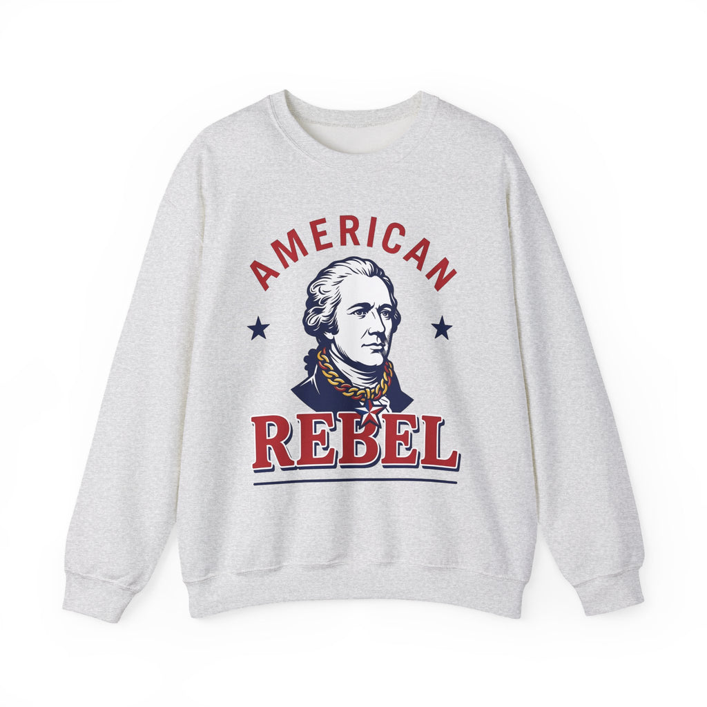 Founding Father Illustration Sweatshirt America Heritage Gift Women Traditional Sweatshirt Patriot Sweatshirt American Fan Historical Sweatshirt Heritage