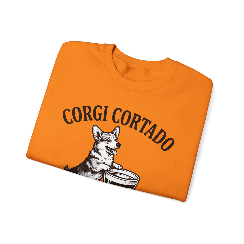 Corgi Sweatshirt Dog Cafe Gift Women Rustic Sweatshirt Pembroke Sweatshirt Dog Fan Country Sweatshirt Coffee Graphic Doodle Latte Cup Sweatshirt