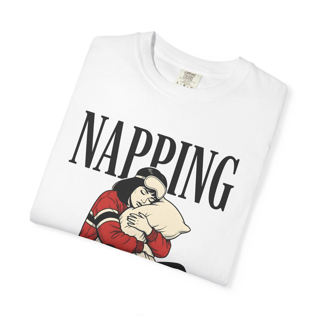 Girl T-Shirt T-Shirt Funny Sleep Gift Women Comic T-Shirt Plushie T-Shirt Humor Fan Cartoon T-Shirt Slumber Graphic Retro Alarm Clock T-Shirt