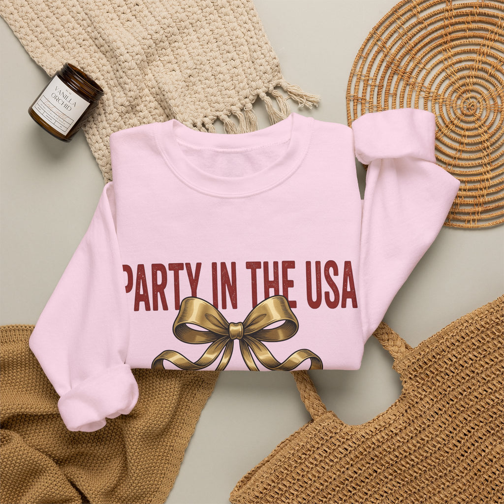 Disco Ball Sweatshirt America 4Th Of July Party Gift Women Vintage Sweatshirt Mirror Ball Sweatshirt Patriot Fan Retro Sweatshirt Vintage Graphic Party Design
