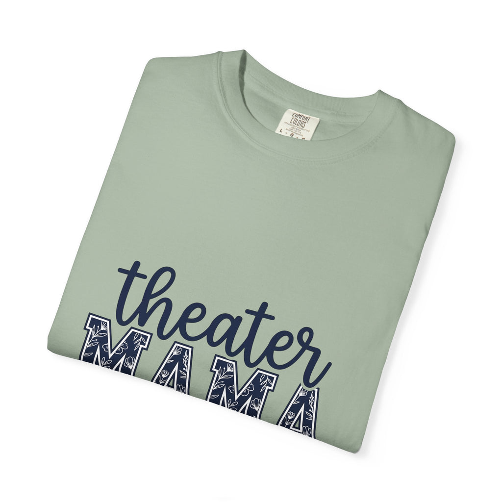 Flower Lettering T-Shirt Moms Plays Gift Women Strong T-Shirt Typography T-Shirt Motherhood Fan Bold T-Shirt Theater Graphic Contemporary Blossoms