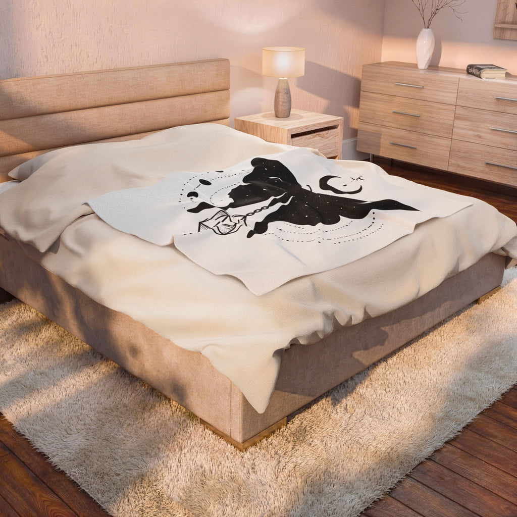 Butterfly Stone Blanket Boho Chic Supernatural Gift Women Mystical Blanket Rock Blanket Bohemian Fan Magical Blanket Occult Graphic Sleek Lunar
