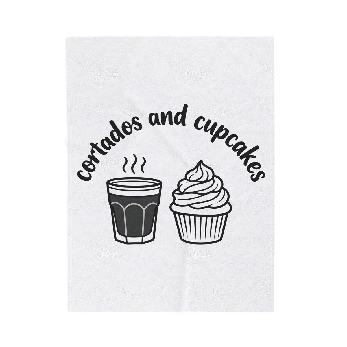 Latte Cupcake Blanket Coffee Pastry Gift Women Simple Blanket Cupcake Blanket Coffee Fan Minimalist Blanket Dessert Graphic Sketch Spiral Blanket