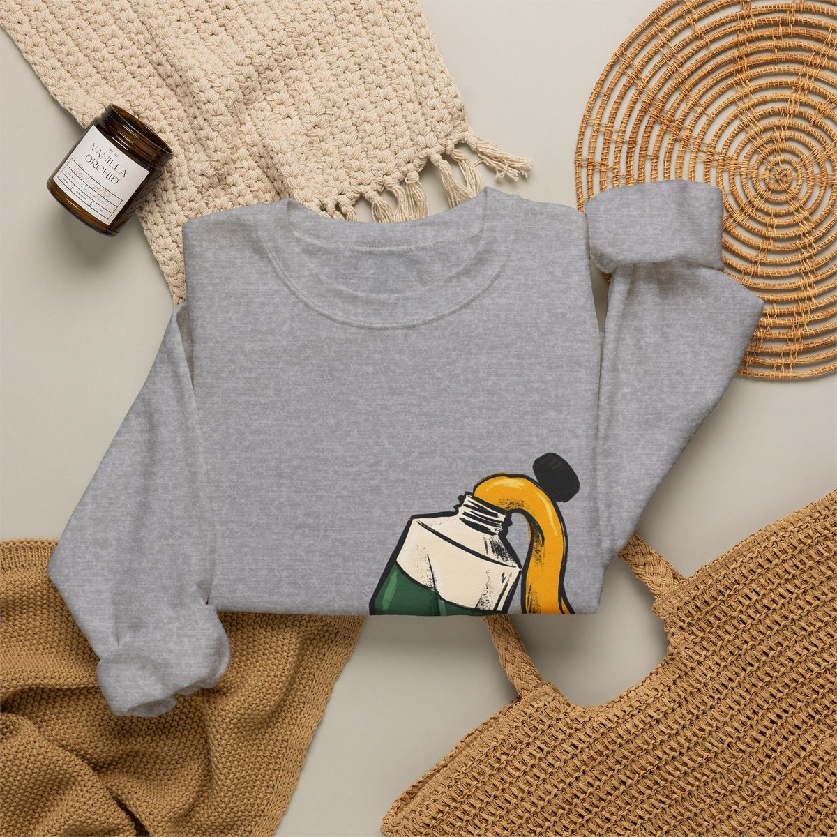 Paint Tube Sweatshirt Art Canvas Gift Women Cartoon Sweatshirt Paint Tube Sweatshirt Artist Fan Artistic Sweatshirt Canvas Graphic Line Art Paint Splash Sweatshirt
