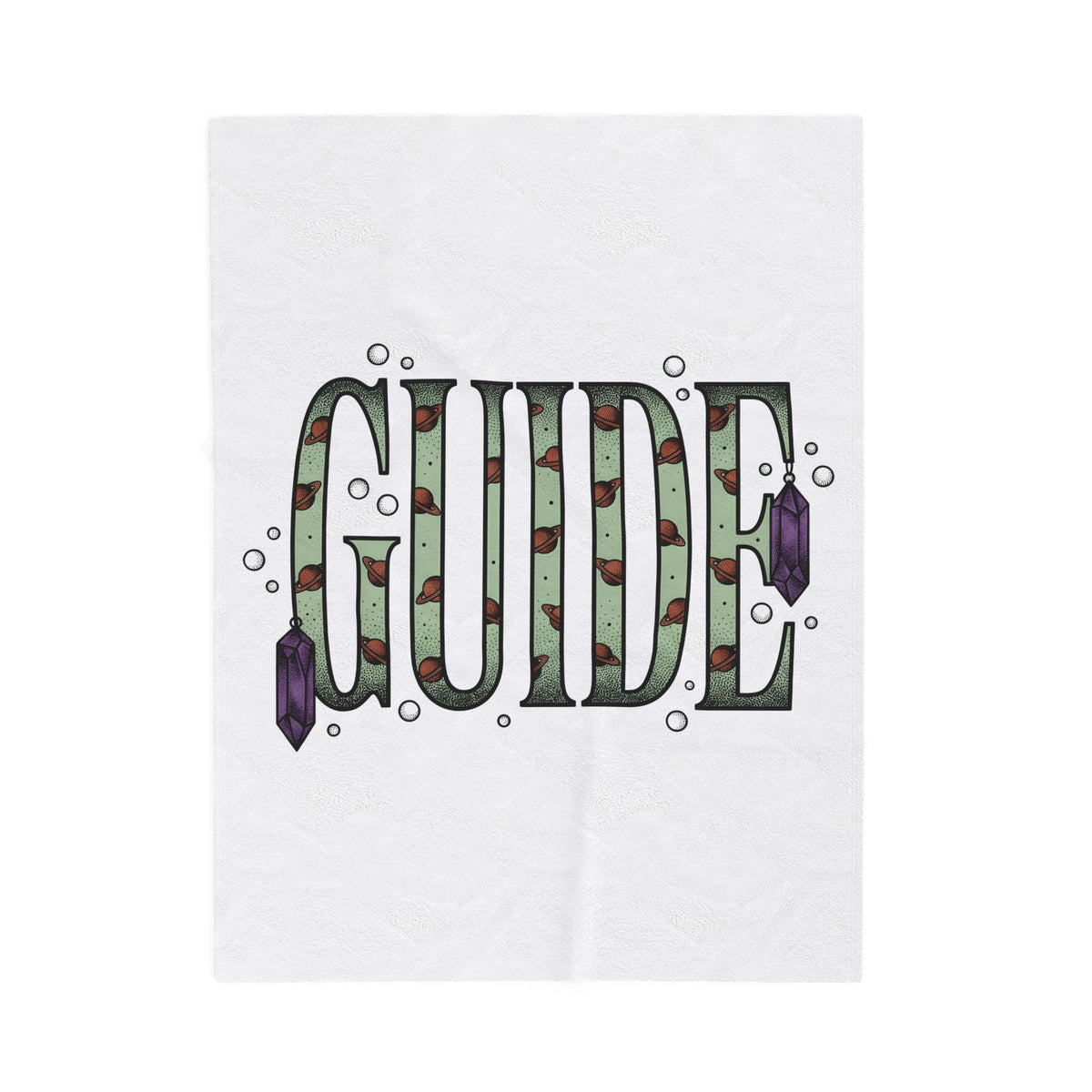 Solar System Print Words Blanket Teacher Meditation Gift Women Fun Blanket Galaxy Blanket Educator Enthusiast Whimsical Blanket Mindfulness Graphic