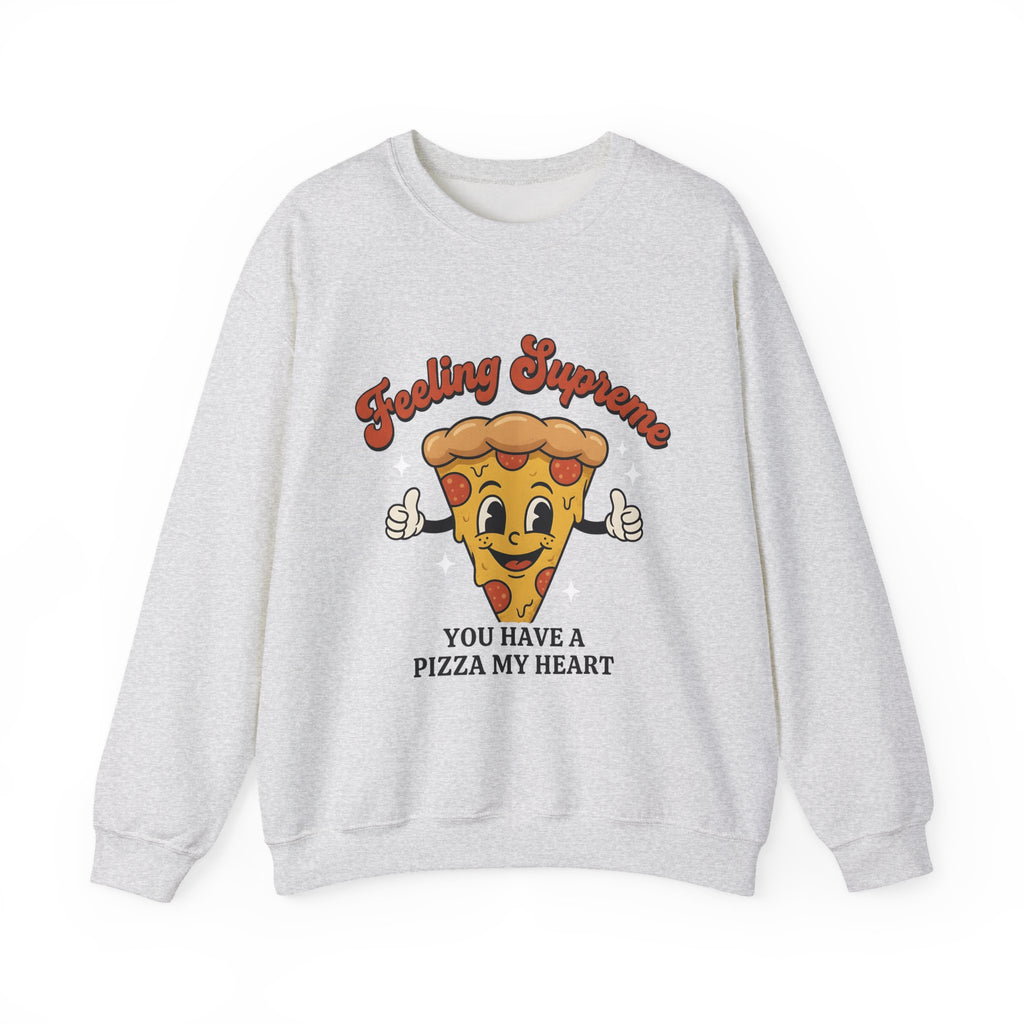 Pizza Cartoon Sweatshirt Pizza Food Gift Women Cute Sweatshirt Pizza Sweatshirt Pizza Fan Kawaii Sweatshirt Cuisine Graphic Retro Stars Sweatshirt