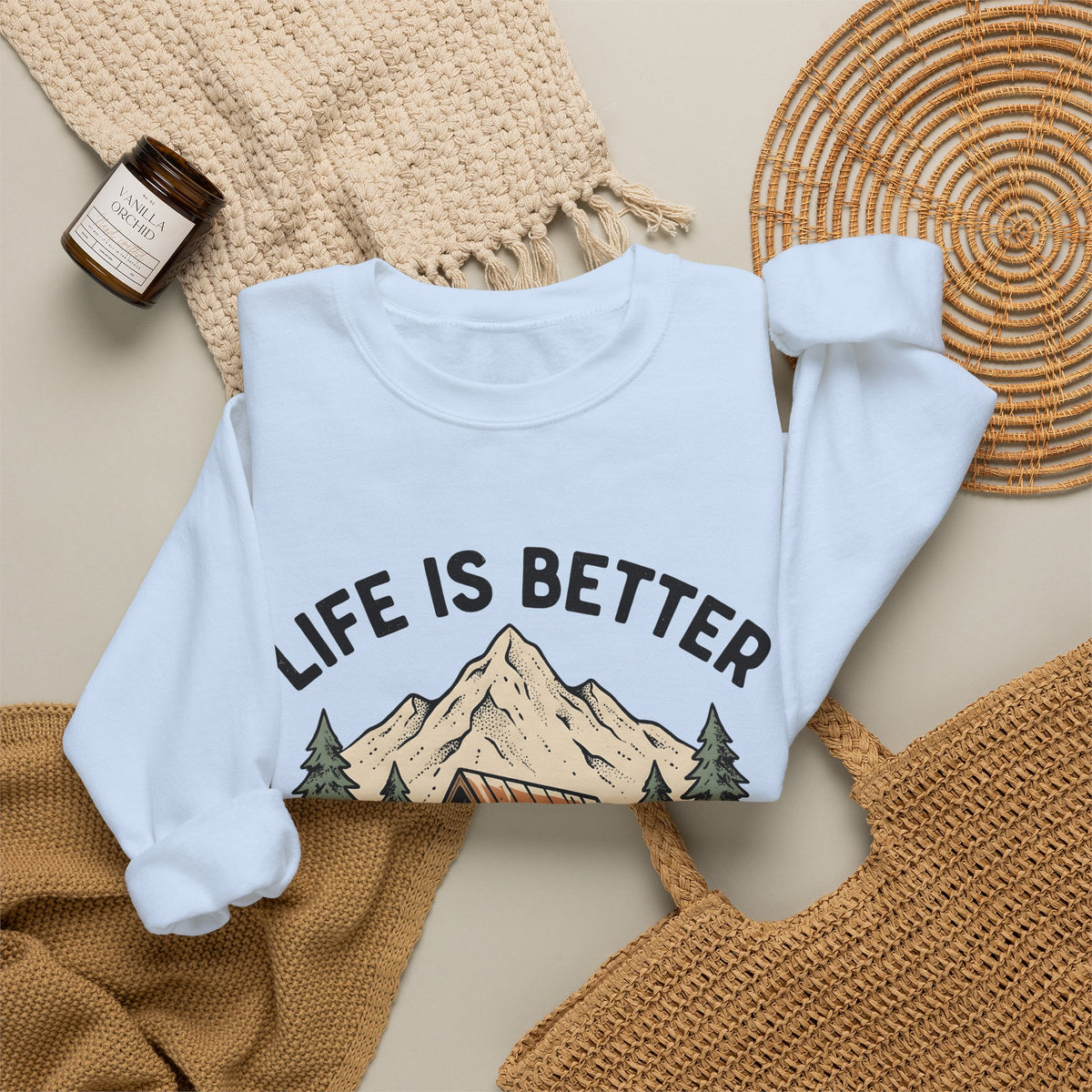 Ski Lodge Sweatshirt Skiing Exploration Gift Women Retro Sweatshirt Lodge Sweatshirt Skier Enthusiast Vintage Sweatshirt Adventure Graphic Sketch Peaks Sweatshirt