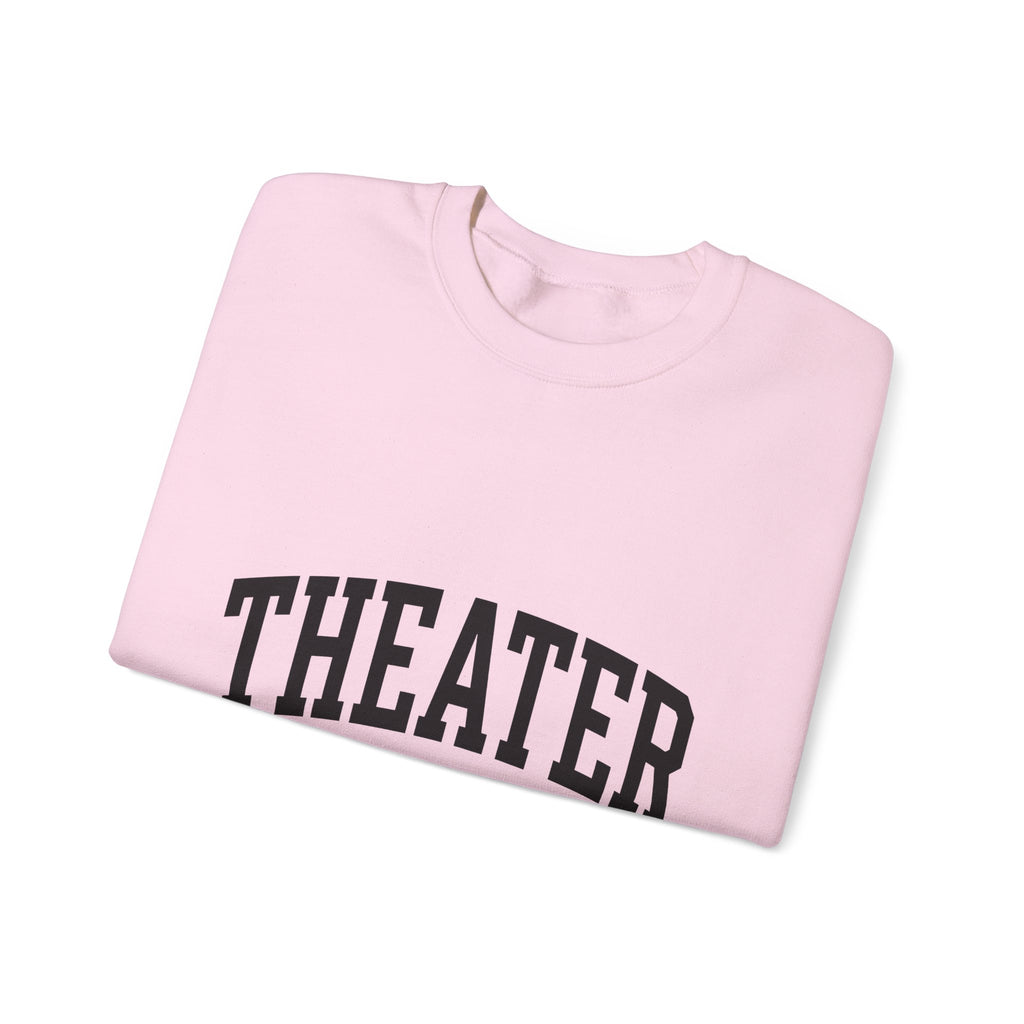 University Lettering Sweatshirt Moms Drama Gift Women Heavy Sweatshirt College Lettering Sweatshirt Motherhood Enthusiast Bold Sweatshirt Theatrical Graphic