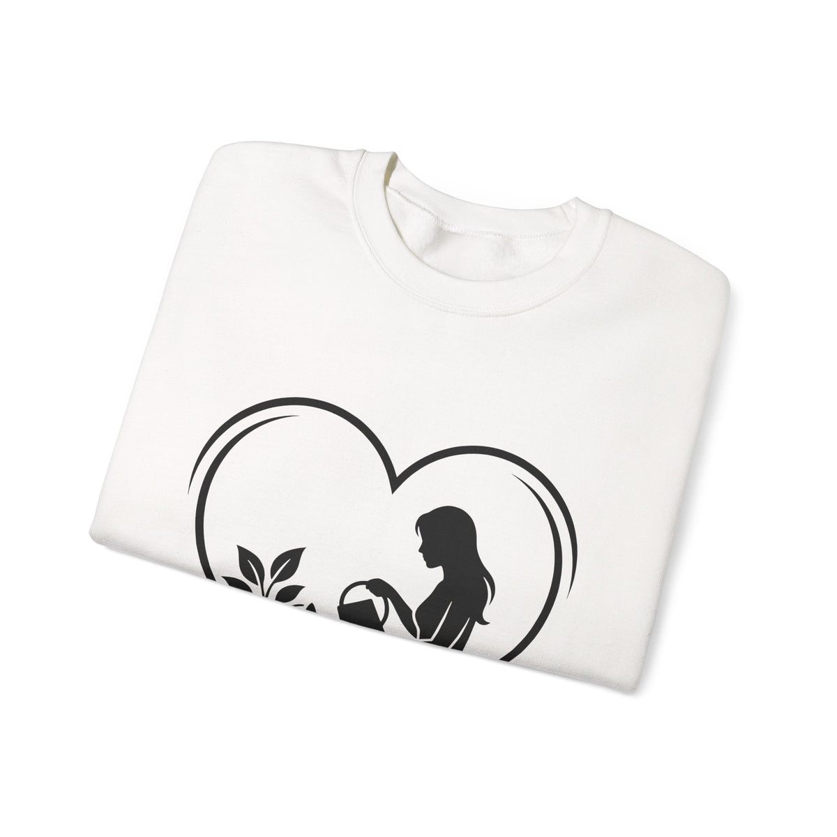 Girl Watering Flower Sweatshirt Moms Plants Gift Women Outline Sweatshirt Gardener Sweatshirt Motherhood Enthusiast Sketch Sweatshirt Botanical Graphic Modern