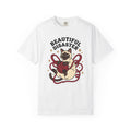 Siamese Kitten T-Shirt Cat Pet Gift Women Comic T-Shirt Kitten T-Shirt Cat Fan Cartoon T-Shirt Animal Graphic Vintage Wool Ball T-Shirt