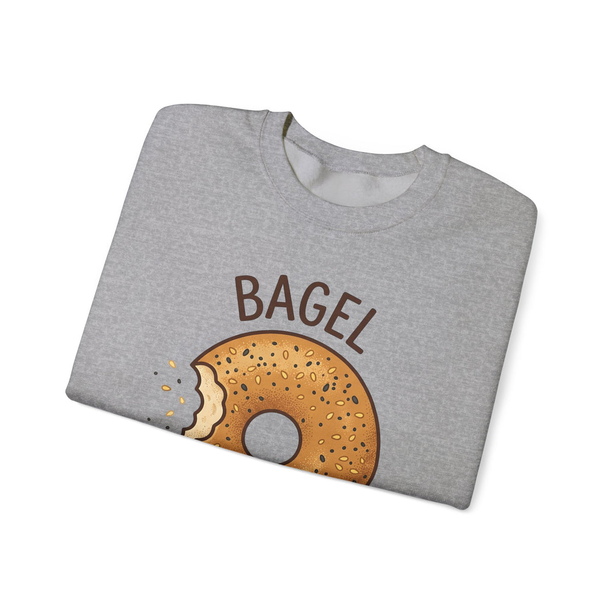 Bagel Desserts Morning Gift Doodle Bagel Pastry Fan Hand Drawn Breakfast Old School Sweatshirt