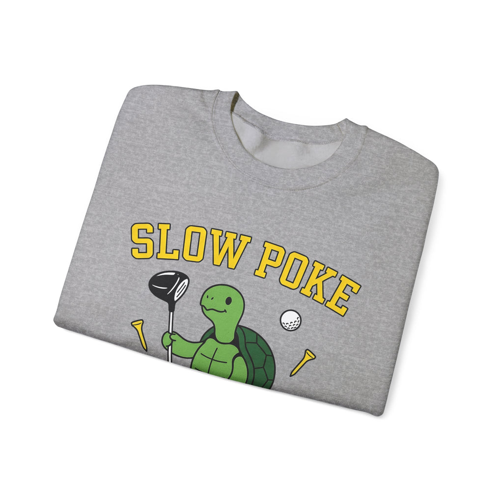 Turtle Golf Sweatshirt Golf Animal Gift Women Cartoon Sweatshirt Golfer Sweatshirt Golfer Fan Toon Sweatshirt Wildlife Graphic Retro Golf Ball Sweatshirt