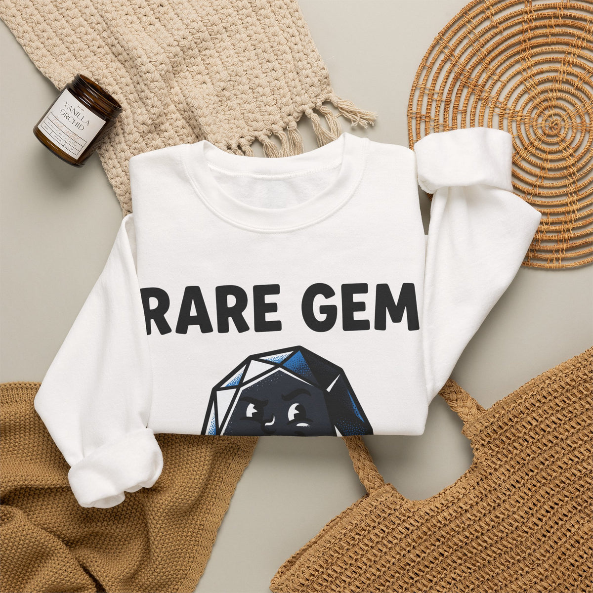 Jewel Icon Christmas Satire Gift Animation Gemstone Xmas Fan Cartoon Parody Classic Crimson Knot Sweatshirt