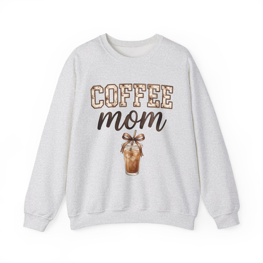 Iced Latte Cup Sweatshirt Moms Café Gift Women Painted Sweatshirt Coffee Cup Sweatshirt Mom Fan Hand Painted Sweatshirt Coffee Shop Graphic Classic Sash Sweatshirt