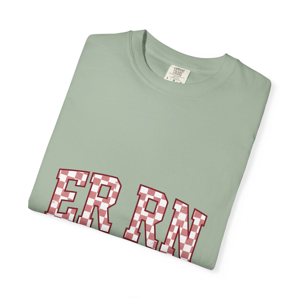 Nurse Monogram T-Shirt Nurses Hospital Gift Women Varsity T-Shirt Monogrammed T-Shirt Nursing Enthusiast Letterman T-Shirt Medical Graphic Old