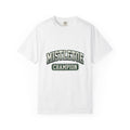 Varsity Text T-Shirt Christmas Humor Gift Women Bold T-Shirt Lettering T-Shirt Xmas Fan Typography T-Shirt Funny Graphic Retro Arch T-Shirt