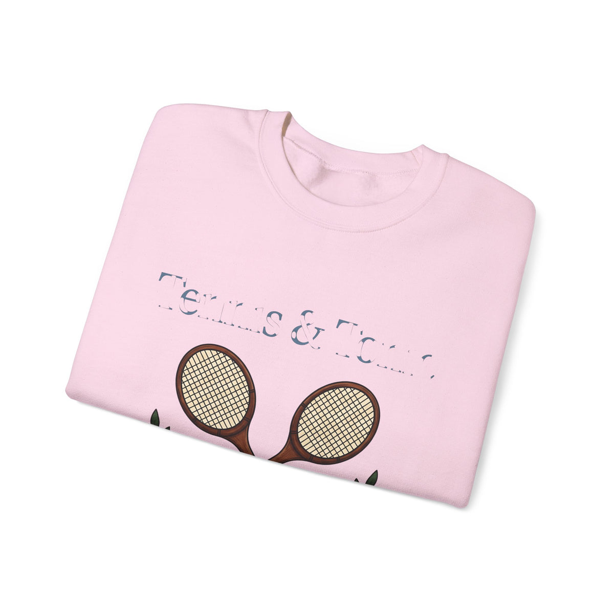 Tennis Racquet Sweatshirt Tennis Training Gift Women Old School Sweatshirt Racket Sweatshirt Tennis Fan Vintage Sweatshirt Practice Graphic Line Art Leaf