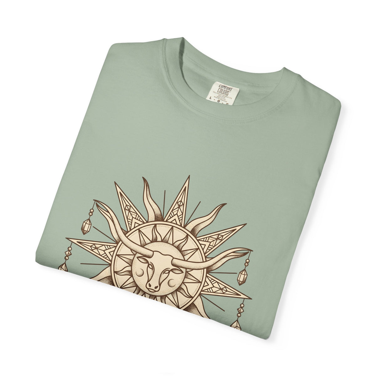 Steer Skull Sun T-Shirt Cowgirl Frontier Gift Women Gypsy T-Shirt Skull T-Shirt Cowboy Fan Bull Graphic Old-Fashioned Stones T-Shirt