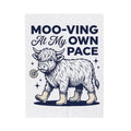 Scottish Cow Blanket Funny Wildlife Gift Women Retro Blanket Highland Cow Blanket Humor Fan Vintage Blanket Animal Graphic Sketch Shoes Blanket