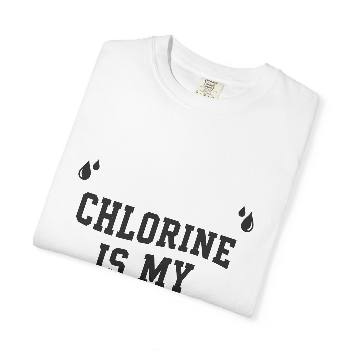 Water Drops T-Shirt Swimming Athlete Gift Women Bold T-Shirt Droplets T-Shirt