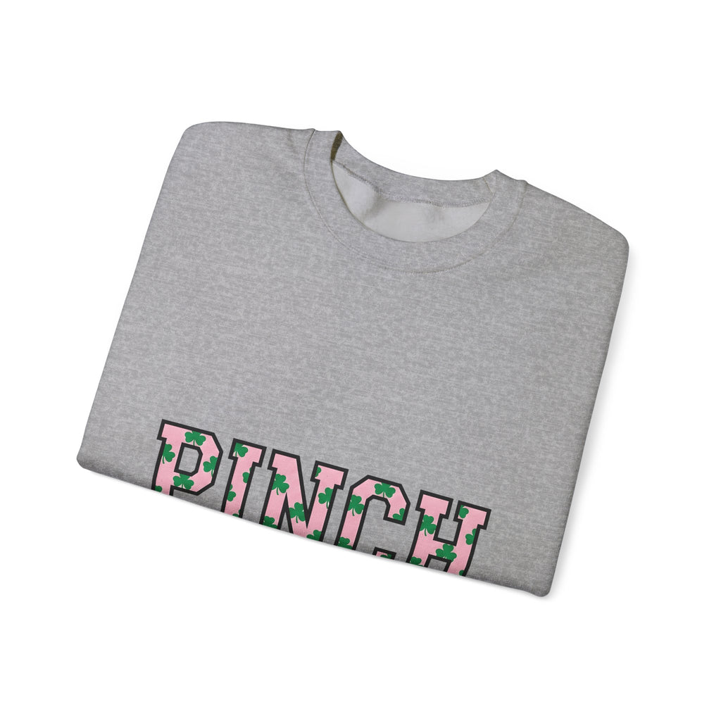 Shamrock Pattern Sweatshirt St Patrick's Day Holiday Gift Women Bold Sweatshirt Clover Sweatshirt Irish Fan Vintage Sweatshirt Celebration Graphic Retro