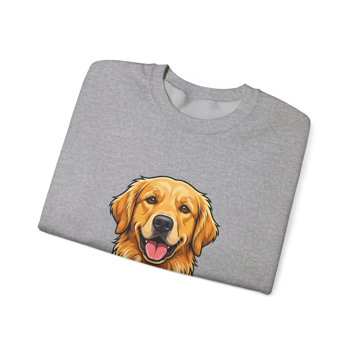 Golden Retriever Dog Pet Gift Cartoon Retriever Dog Fan Puppy Doggy Bold Fur Sweatshirt
