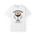 Espresso Martini T-Shirt Coffee Liquor Gift Women Retro T-Shirt Martini T-Shirt Coffee Fan Cocktail T-Shirt Alcoholic Drink Graphic Sketch Coffee