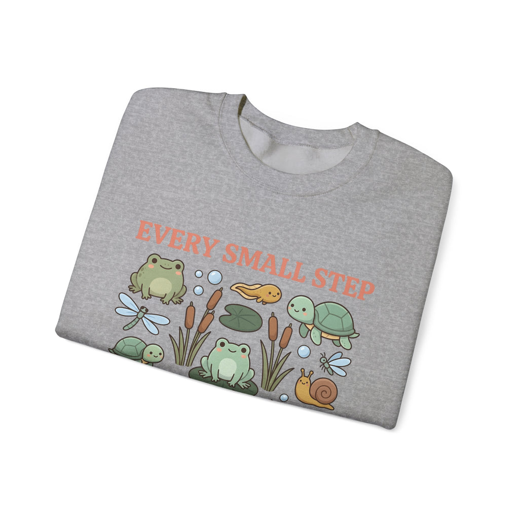 Frog Turtle Snail Sweatshirt Motivation Nature Gift Women Cartoon Sweatshirt Amphibian Sweatshirt Inspirational Enthusiast Comic Sweatshirt Environmental