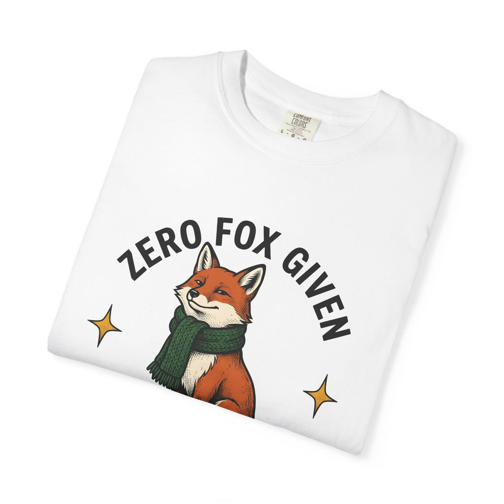 Fox Holiday Wildlife Gift Retro Fox Christmas Fan Vintage Animal Sketch Neck Wrap T-Shirt