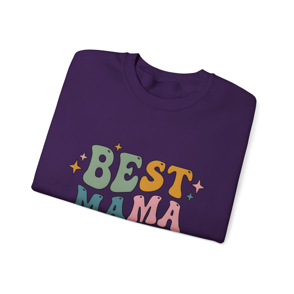 Funky Lettering Sweatshirt Moms Household Gift Women Vintage Sweatshirt Typography Sweatshirt Motherhood Fan Retro Sweatshirt Home Graphic Neon Sparkles Sweatshirt