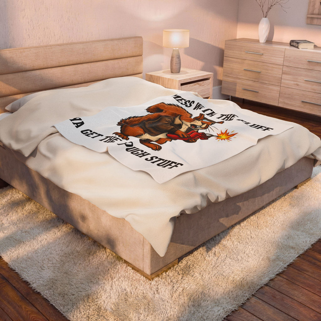 Chipmunk Flight Jacket Blanket Funny Wildlife Gift Women Comic Blanket Bomber Jacket Blanket Humor Fan Cartoon Blanket Animal Graphic Retro