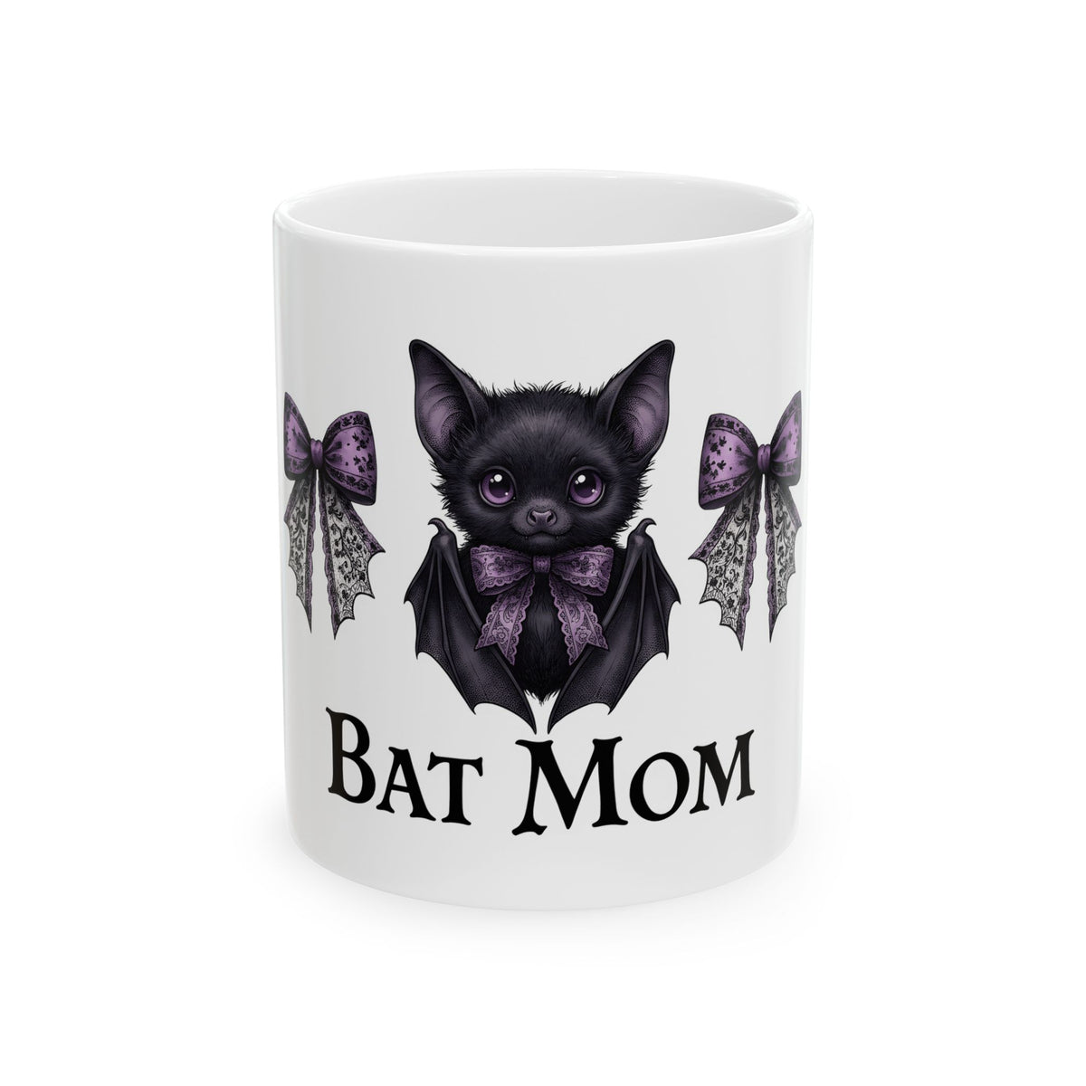 Sweet Bat Halloween Occult Gift Anime Vampire Horror Fan Manga Esoteric Hand Drawn Frill Mug