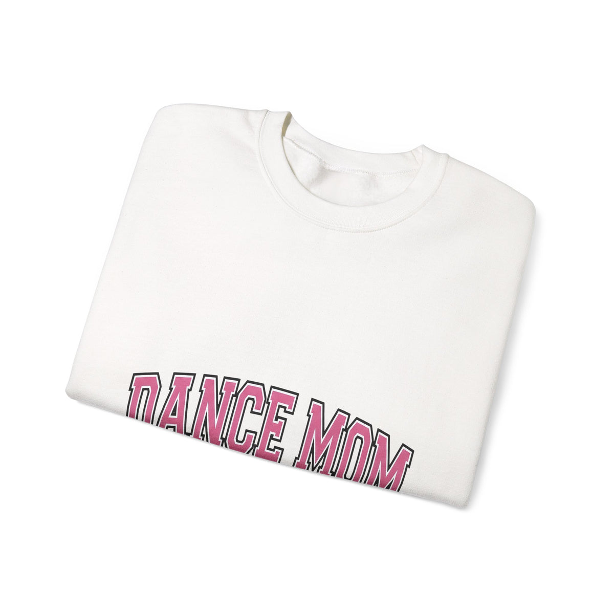 Varsity Font Sweatshirt Mom Ballet Gift Women Heavy Sweatshirt Lettering Sweatshirt Mother Fan Bold Sweatshirt Pointe Graphic Classic Rounded Shape Sweatshirt