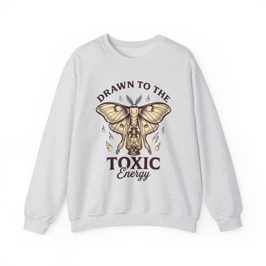 Moth Lamp Sweatshirt St. Valentine's Day Dark Gift Women Retro Sweatshirt Lamp Sweatshirt Valentine Fan Vintage Sweatshirt Gothic Graphic Sketch Flame Sweatshirt