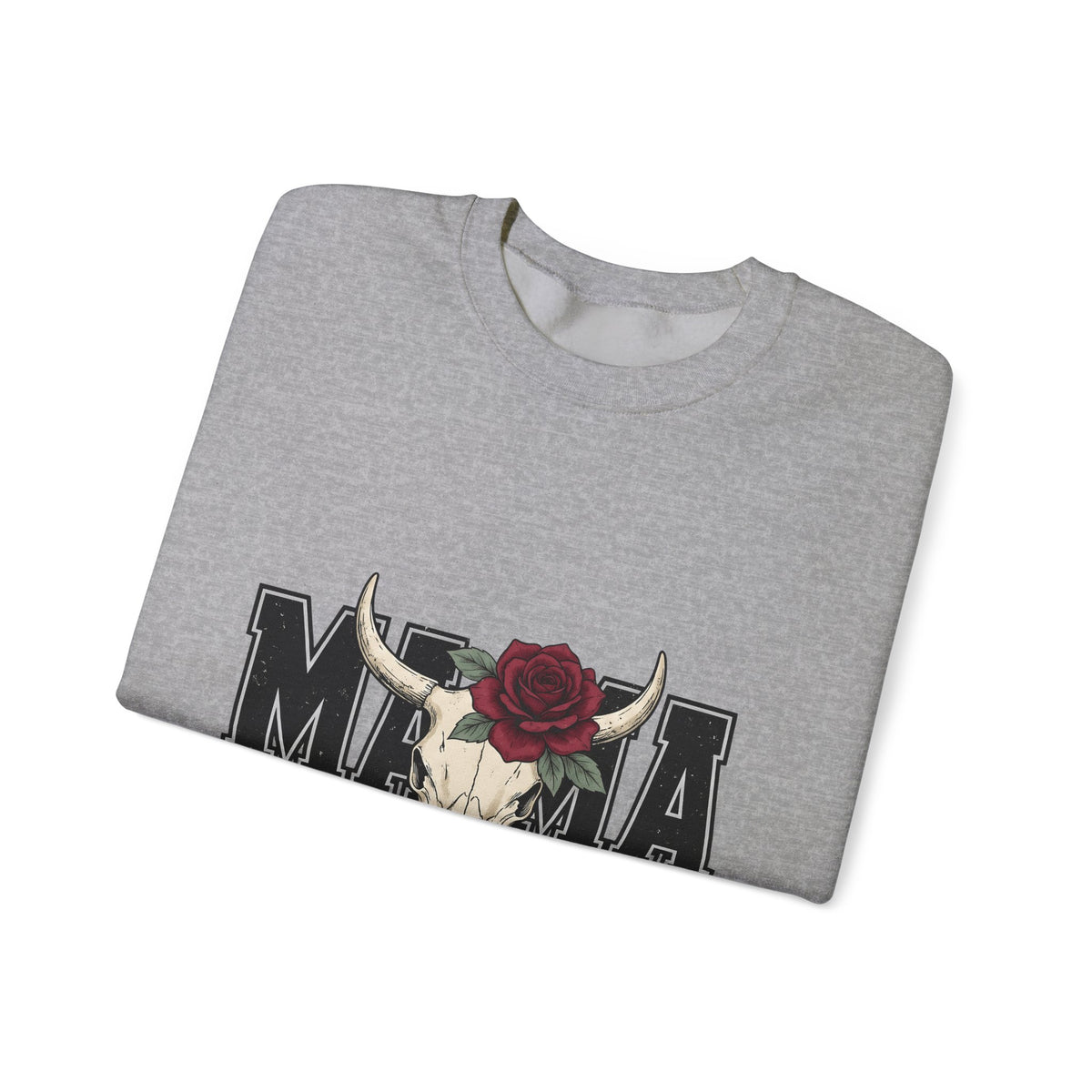 Bull Skull Sweatshirt Mom Hippie Gift Women Rustic Sweatshirt Cow Skull Sweatshirt Mother Enthusiast Vintage Sweatshirt Bohemian Graphic Retro Floral Rose