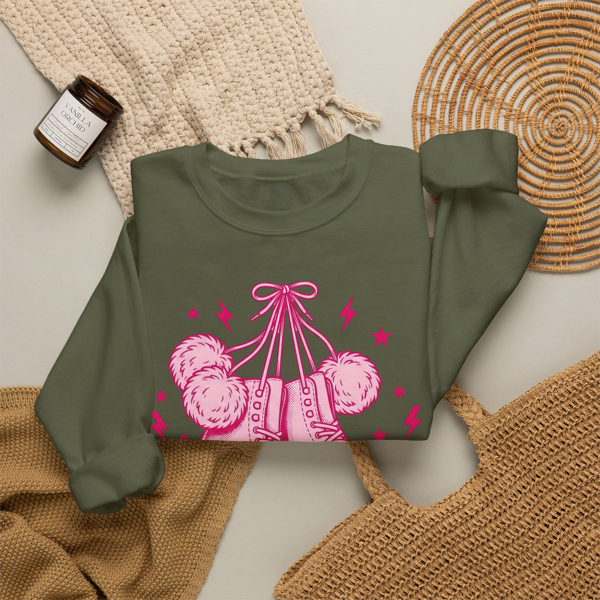 Ice Boots Sweatshirt Holiday Frost Gift Women Hand Drawn Sweatshirt Winter Boots Sweatshirt Christmas Fan Cold Weather Sweatshirt Frosty Graphic Sketch Fluff