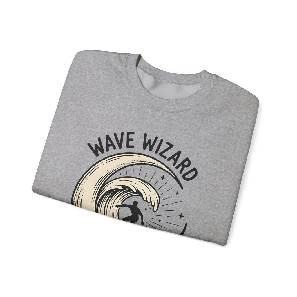 Surf Break Sweatshirt Surfing Coast Gift Women Hand Drawn Sweatshirt Wave Sweatshirt Surfer Fan Beach Graphic Illustration Line Art Star Motifs Sweatshirt