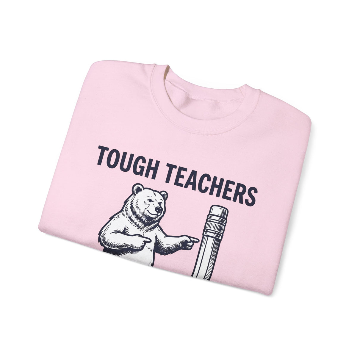 Bear Pen Sweatshirt Teachers Wildlife Gift Women Sketch Sweatshirt Pen Holder Sweatshirt Educator Enthusiast Drawing Illustration Retro Classroom Sweatshirt